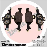 ������� ����. �����. BMW X3 (G01, F97)/X4 (G02, F98)/X5 (G05, F95)/X6 (G06, F96)/3 (G20, G80, G28)/5 (G30, F90)/7 (G11, G12) 15- Zimmermann 259001951...