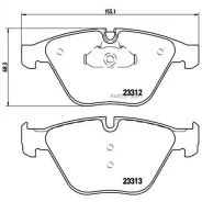 ������� ��������� �������� ������ 5 (E60), 5 Touring (E61), 6 (E63), 6 Convertible (E64), 7 (E65, E66) Brembo P06054 P06054 ����