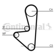 ������ ��� Citroen. Peugeot 1.4 TU3-2/TU3JP Z=104*17 96 Continental CT1067 CT1067 ����