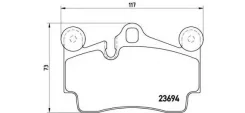 ������� ��������� �������� ������ ��� AUDI Q7, Volkswagen Touareg, Porsche Cayenne Brembo P 85 070 P85070 ����