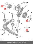 ��������� ������� ������ ��������� ��� Citroen C4, Citroen Berlingo, Citroen C3 citroen-peugeot 1606623580 1606623580 ����