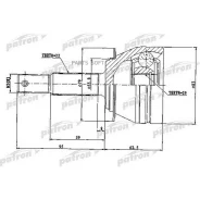 ���� �������� 22x52x29 Daewoo: Nexia 95-97, Nexia ����� 95-97 Patron PCV1234 PCV1234 ����
