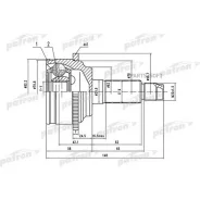 ���� ������ �-�� 28x62x32 ABS:44T Mazda: 6 02- Patron PCV1525 PCV1525 ����