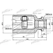 ���� ���������� 26X41X29 Mitsubishi Outlander CU 02-06 Patron PCV1758 PCV1758 ����