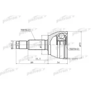 ���� ������ 25x53.2x21 FORD: Focus 00-03 SOHC ���� Patron PCV9105 PCV9105 ����