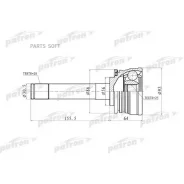 ���� ������ 28x56x25 Mitsubishi: Montero Sport 97-04 Patron PCV9316 PCV9316 ����