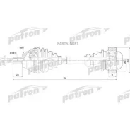 ������� ������ 36x792x59,5 AUDI: A3 03- SEAT: LEON 05-, Toledo 04- Skoda: Octavia 04-, Superb 08- VW: GOLF V/VL 07-, Passat 05-, Touran 03- Patron PDS...