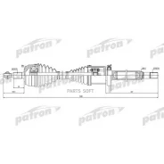������� �������� ������ 38X1026X37 VW: Multivan V 2,0 Bitdi, Transporter V 2,0 Bitdi/TDI 09- Patron PDS0444 PDS0444 ����