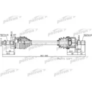 ������� �������� ���� ����� 25x652x52,5x25 ABS:48T Hyundai Solaris [SB] 11 - KIA RIO [DX] 11 - Patron PDS0504, ����� PDS0504 ����