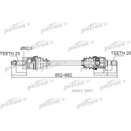 ������� �������� ���� ����� 25X652X52,5x25 Hyundai Solaris [SB] 10 - KIA RIO [DX] 11 -Russia Plant Patron PDS0503, ����� PDS0503 ����