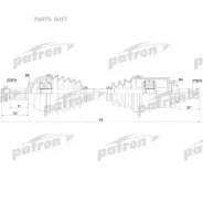 ������� ��� BMW: E46 2.5xi-3.0xd 00-05 Patron PDS4620 PDS4620 ����