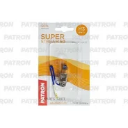 ����� ���������� ������� 1�� H3 12V 55W 3400K PK22s Super Stream 50 (+50% �������, ����������� ����, +20� ��������� ������) ������� � ����� Patron PLH...