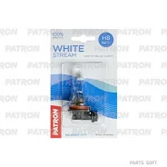 ����� ���������� ������� 1�� H8 12V 35W 3800K PGJ19-1 White Stream (+100% �������, ����� ����� ����, +50� ��������� ������) ������� � ����� Patron PLH...