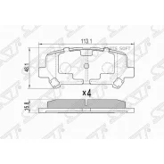 ������� ��������� (�����) Honda Odyssey 08-13 / Pilot 08-15 SAT ST-43022-STX-A00, ������ ST43022STXA00 ����
