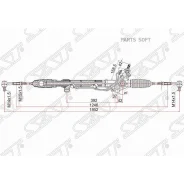 ����� ������� Toyota Land Cruiser Prado (J120) 02-09 / Lexus GX 02-09 (����� ����) SAT ST-44200-35061 ST4420035061 ����