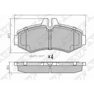 ������� ��������� (�������) Mercedes-Benz V-Class 96-03 / Vito 96-03 SAT ST-A2302220904, �������� STA2302220904 ����
