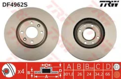 ���� ��������� �������� ������������� Citroen C4/DS4 Peugeot 308/3008 [178Trwdf4962S] DF4962S ����