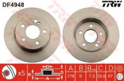 ���� ��������� ������ MB C-Class (W204/S204/C204) (2007) [178Trwdf4948] DF4948 ����