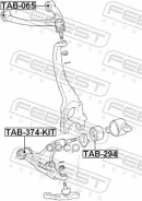 ����������� ��������� ������ (��������) Lexus LS 430 (UCF30) (2000-2006) [178Febesttab374KIT] TAB374KIT ����