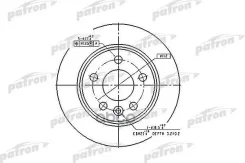 ���� ��������� ������ FORD Galaxy/VW Sharan 95 268x10x5 [178Patronpbd2777] PBD2777 ����