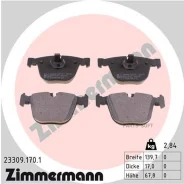 ������� �������� ! ����. 140x68x17 BMW E65/E66 4.5/6.0/4.0D 01 Zimmermann 233091701 233091701 ����