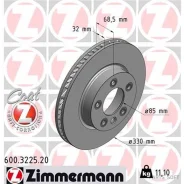 ���� ��������� ! �����. ����. 330x32/69-5x130 Porsche Cayenne 3.2-5.0TDi 02 Zimmermann 600322520 600322520 ����