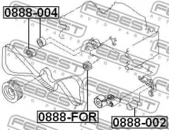 ����� �������������� ����� ��� Subaru Impreza/Legacy/Forester [178Febest0888FOR] 0888FOR ����