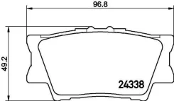 ������� ��������� ������ �������� �������� Toyota Camry V40/ RAV 4 [178Textar2433801] 2433801 ����