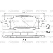 ������� ��������� �������� ���. Toyota Camry/C-HR/Corolla/RAV4 17- / Lexus RX 15- Patron PBP281 PBP281 ����