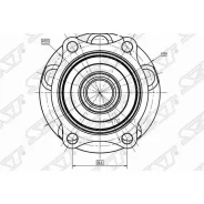 ��������� ���� Subaru Legacy 09-13 / Forester 07-16 (������=�����/ �����) SAT ST-28473-FG000, �����/������ ������ ST28473FG000 ����
