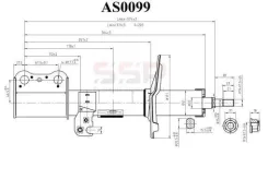 ������ ��������������� �������� �������� Toyota Ipsum II (! ��������! ) AS0099 SSP AS0099 ����