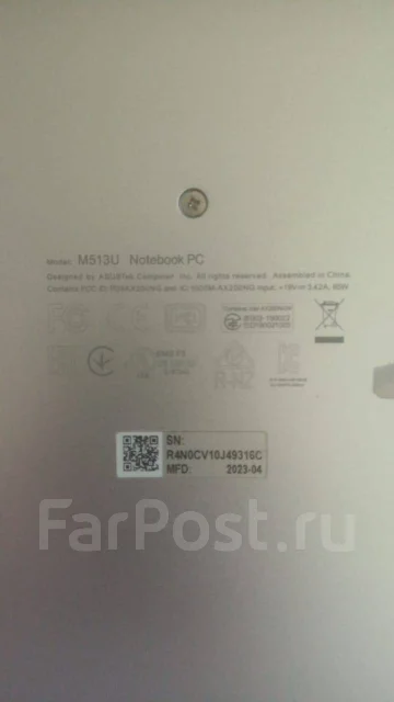 Asus VivoBook 15 M513UA. 15.6", 2,1����, ��� 16 ��, ���� 512���, WiFi: 1, Bluetooth: 1, ����������� �� 6��. ����