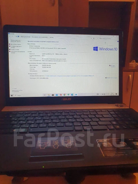Asus N61. 16", ��� 4 ��, ���� 320���, WiFi: 1, Bluetooth: 1 ����