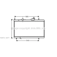 �������� ������� ���������� Peugeot 607, Citroen C5 3.0i Aut. 00- AVA CNA2228 - CNA2228 ����
