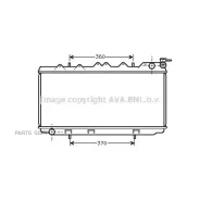 �������� ������� ���������� Nissan Almera 1.8, 2.0i turbo (9699), Sanny (9095) AVA DN2114 - DN2114 ����