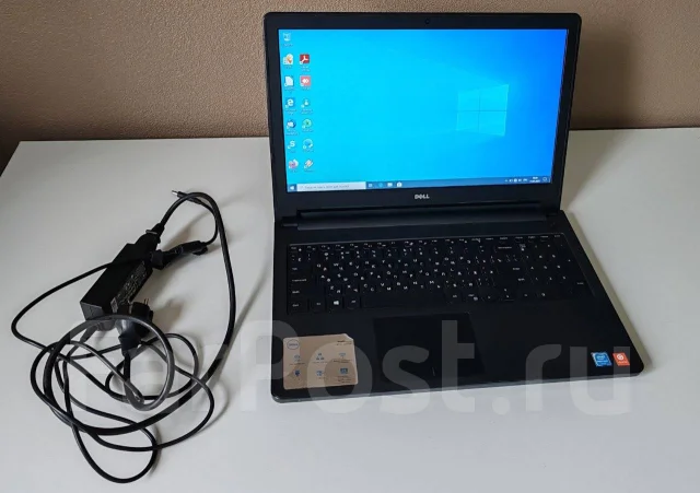 Dell. 15.6", 1,9����, ��� 4 ��, ���� 256���, WiFi: 1, Bluetooth: 1, ����������� �� 2��. ����