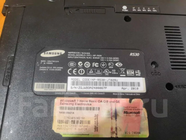 Samsung R530. ��� 4 ��, WiFi: 1 ����