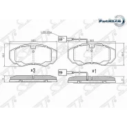 ������� ��������� (�������) Peugeot Boxer 06-14 / Citroen Jumper 94-14 SAT ST-77364862, �������� ST77364862 ����