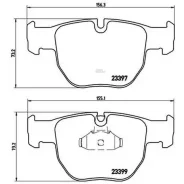 ������� ��������� ����� Range Rover 02-06 Brembo P44012 P44012 ����