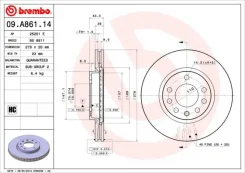 ���� ��������� 09a86114 Brembo 09A86114 ����