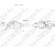 ������ � ����� Renault Logan 04-22 / Sandero 09-22 (�������/ ������) SAT RN-5-9002, ������ �������� RN59002 ����