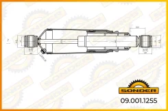 ����������� ������ �������� Volvo FH12 old (�����������������) Sonder 09.001.1255 090011255 ����