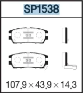 ������� ��������� Mitsubishi Pajero I/Pajero II 3.0/3.5/2.5TD/L400 9403 ������ SP1538 Sangsin SP1538 SP1538 SP1538 ����