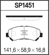 ������� ��������� Nissan Qashqai 1.6/2.0 07-/X-Trail 07- �������� SP1451 Sangsin SP1451 SP1451 ����