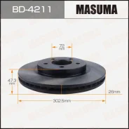 ���� ��������� Masuma (�������� 2��) BD-4211 EF91-33-25XC ����