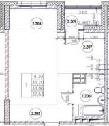 1-���������, ����� ������ 14/2. ����������, 38,9���.��. ����� � I ��. 2027 ����