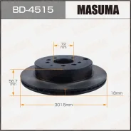 ���� ��������� Masuma (�������� 2��) BD-4515 L206-26-251 ����