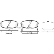 ������� �������� �. Hyundai I30, Kia Ceed 1.4i-2.0CRDi 06/Carens 02 Remsa 103812 1038 12 [581011HA00] ! 103812 ����