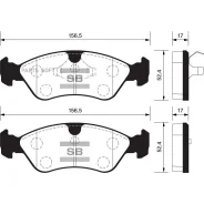 ������� �������� �. Daewoo Nexia, Opel Omega 1.8-2.3TD 88-94/Vectra 1.8-2.0Di Sangsin Brake SP1078 SP1078SNS 286 10 ! SP1078 ����