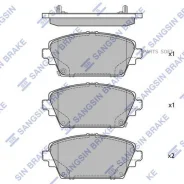 ������� �������� ��������! Honda Accord 1.8/2.0/2.0TDi, Nissan Primera 98 Sangsin Brake SP1582A SP1582A SP1582A ����